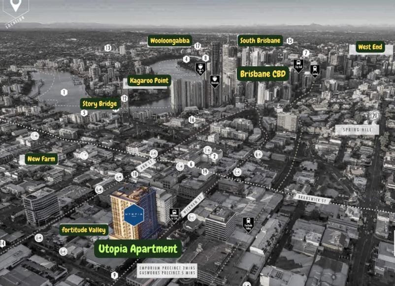 Heart of the Valley Chic High Level 2BR Apartment Apartment in Brisbane