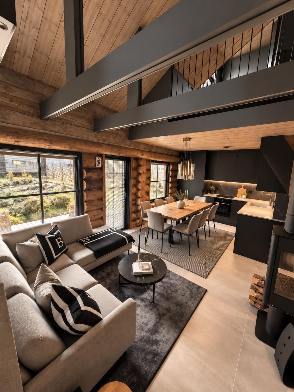 Living room, Seating area, kitchen