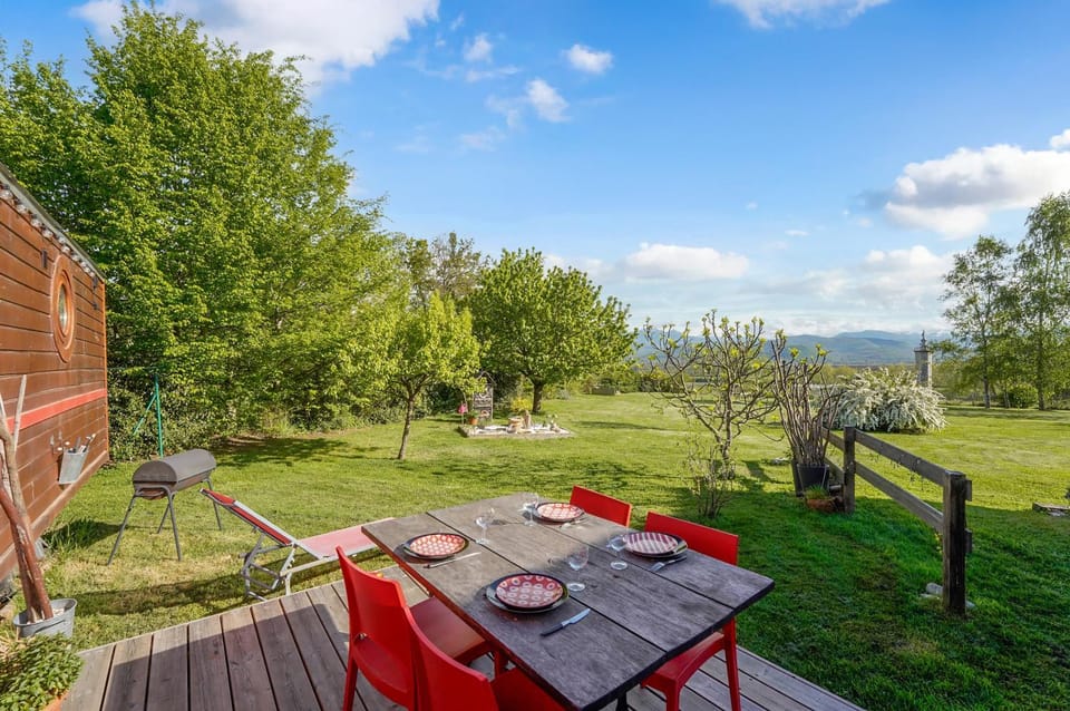 Natural landscape, Garden, Balcony/Terrace, Garden view