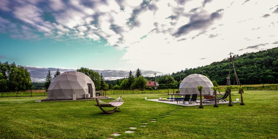 Glamping nad Sanem Luxury tent in Poland