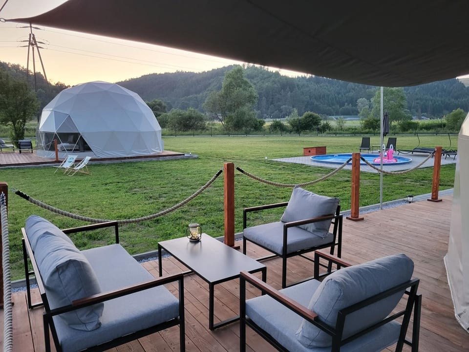 Glamping nad Sanem Luxury tent in Poland