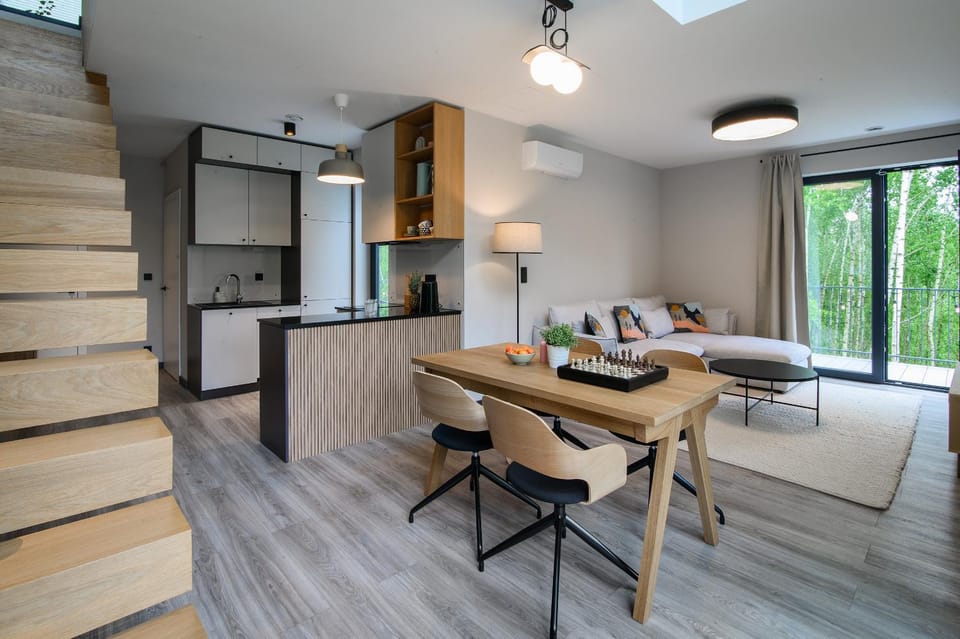 Kitchen or kitchenette, Living room, Seating area, Dining area, pet friendly