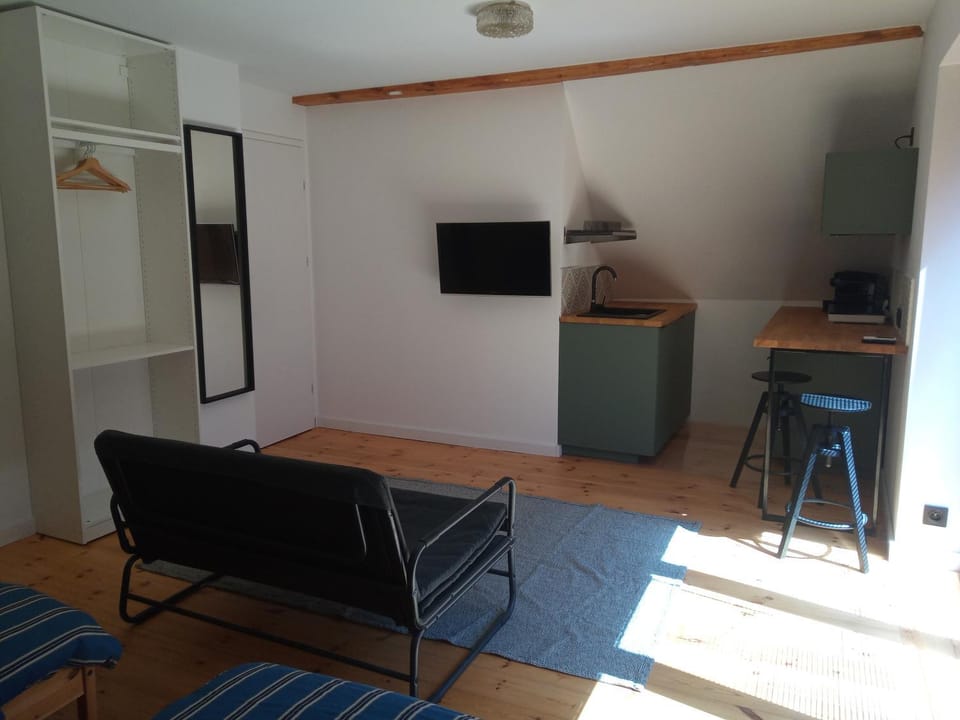 TV and multimedia, Kitchen or kitchenette, Living room, Seating area, Dining area