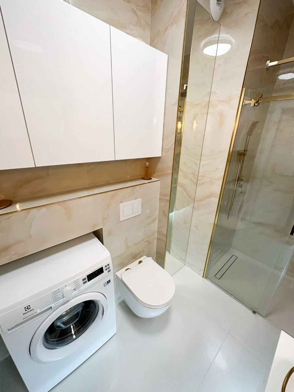 Toilet, washing machine