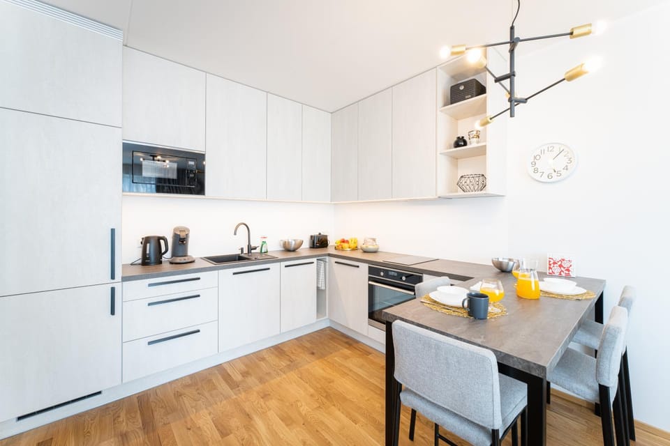 Coffee/tea facilities, Kitchen or kitchenette, Dining area, minibar, pet friendly, stove, toaster