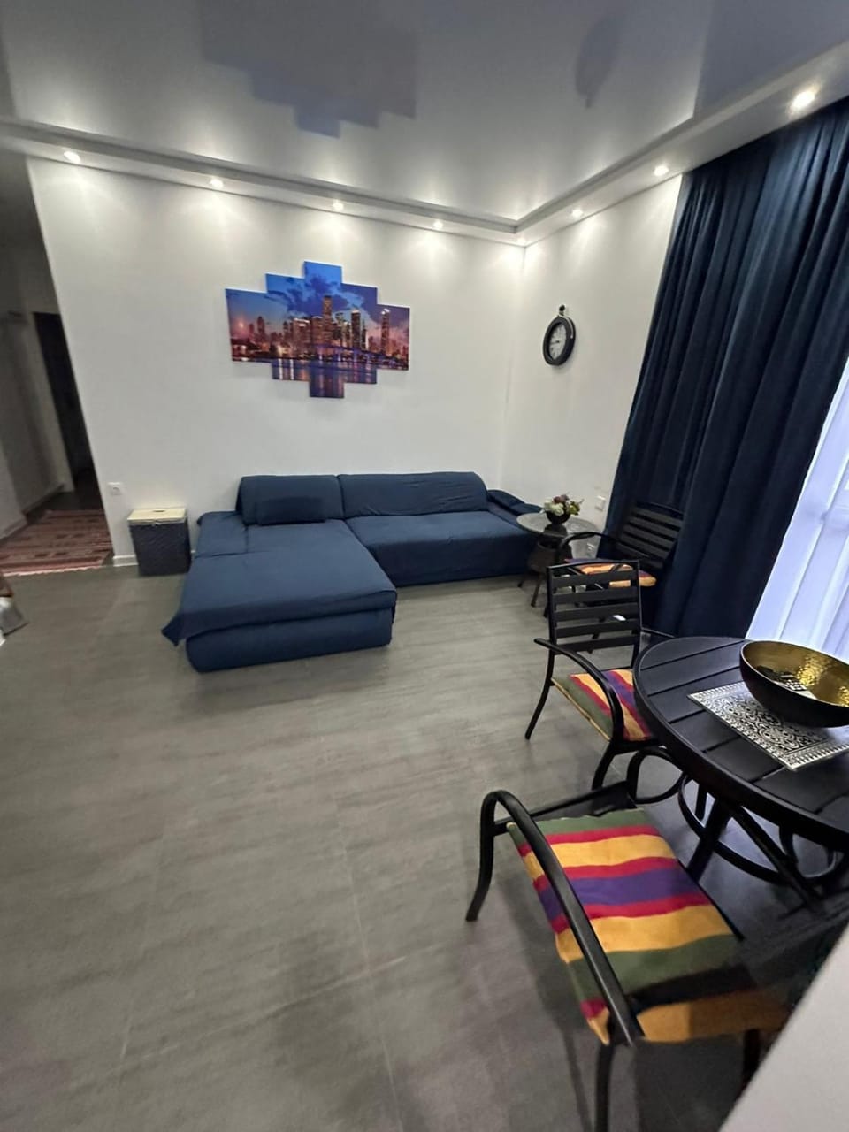 Living room, Seating area, Dining area