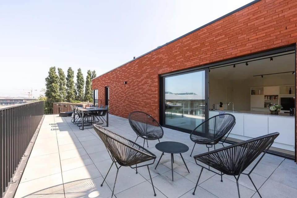 Spacious apartment with beautiful terrace in Ghent Apartment in Ghent