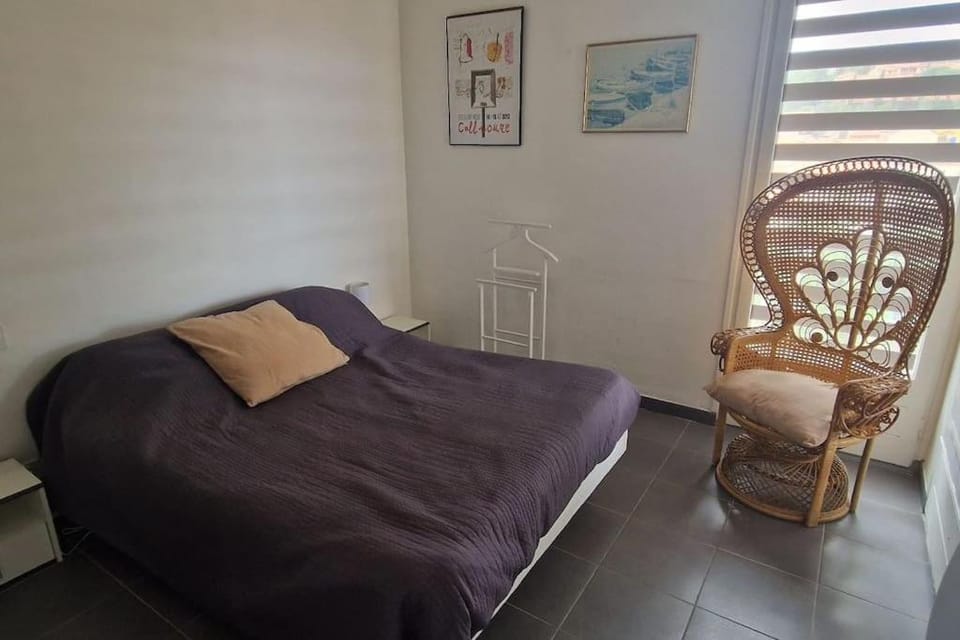 T2-au calme-terrasse-place de parking attitrée Apartment in Collioure