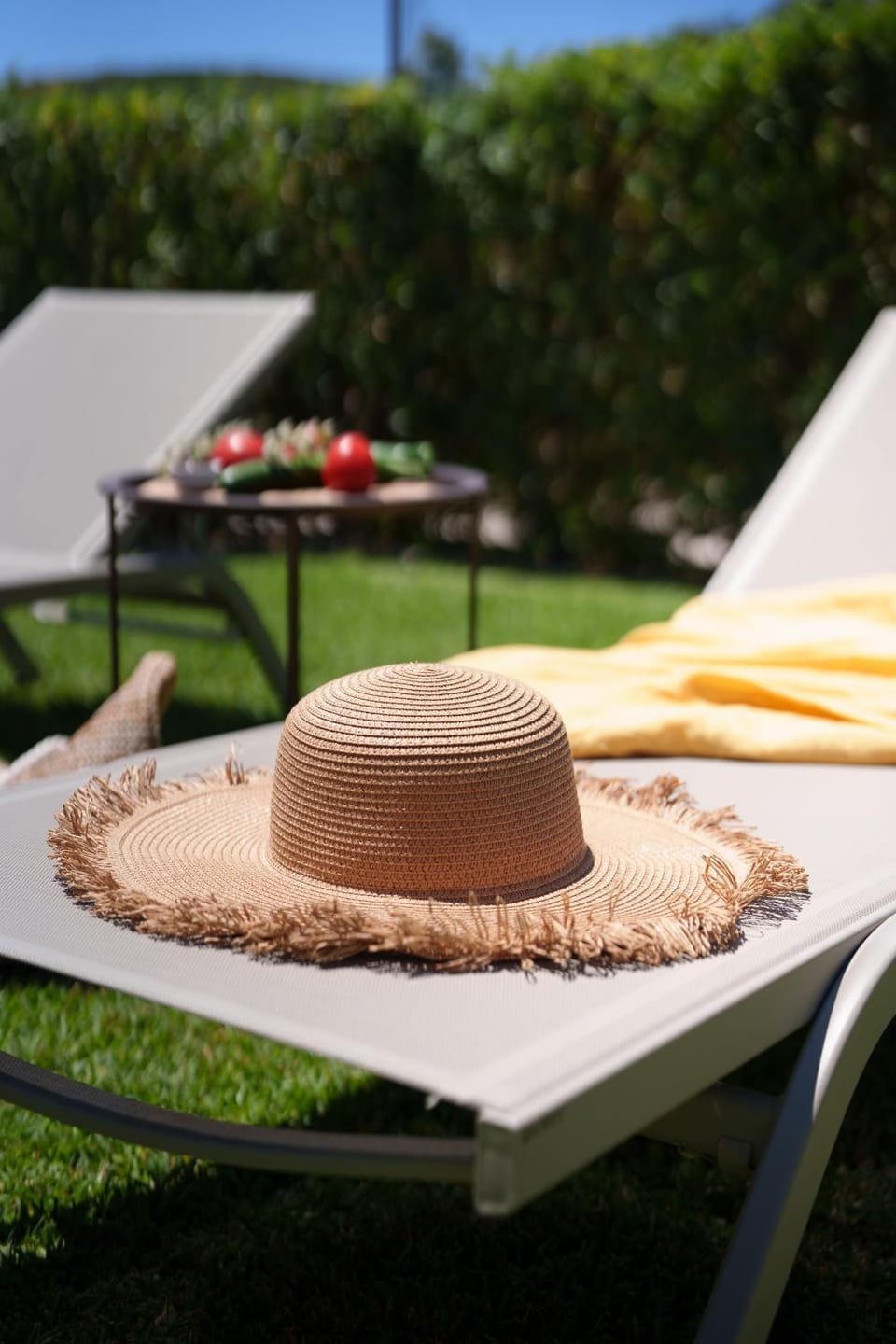 Garden, sunbed