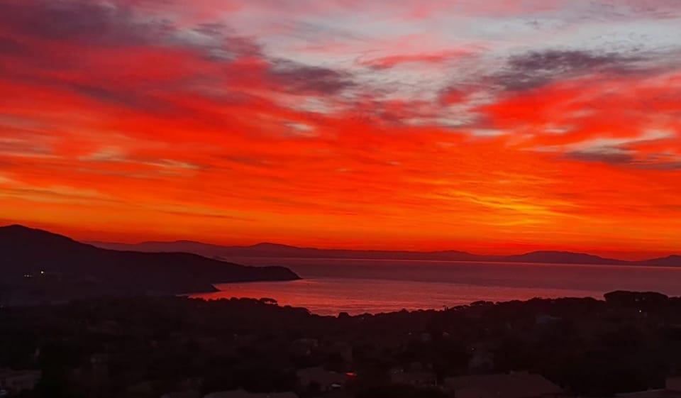 Natural landscape, Sea view, Sunrise