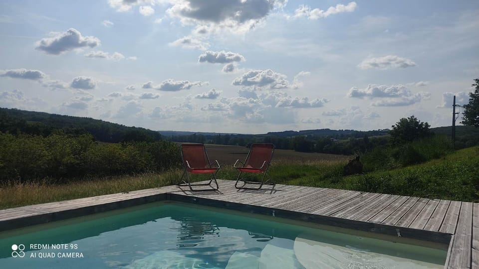 Natural landscape, Pool view, Swimming pool, sunbed