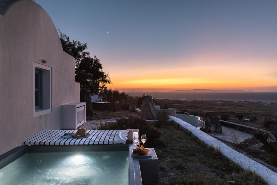Natural landscape, Hot Tub, Sea view, Sunset