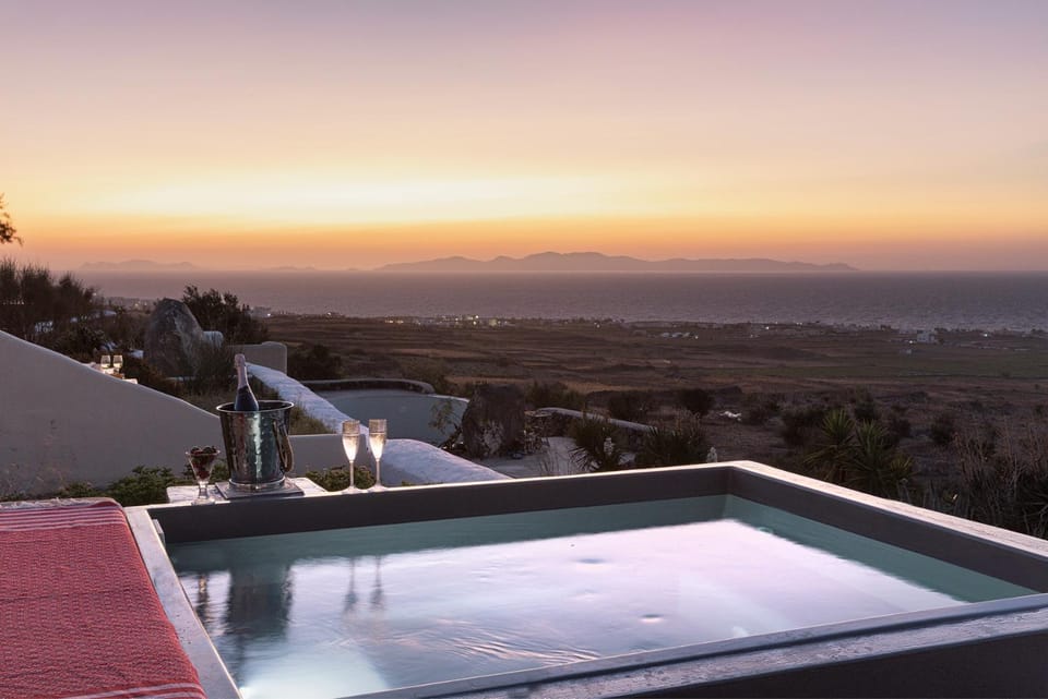 Natural landscape, Hot Tub, Sea view, Sunset