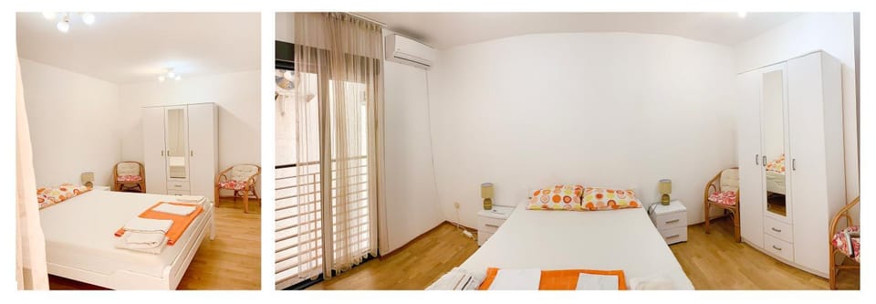 Bed, Photo of the whole room, Bedroom, towels, wardrobe