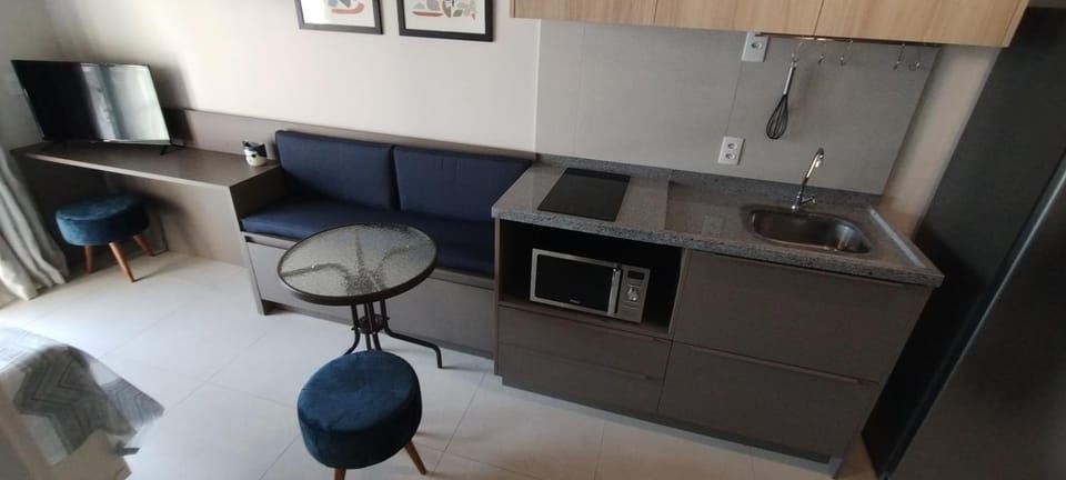Kitchen or kitchenette, Living room, Dining area
