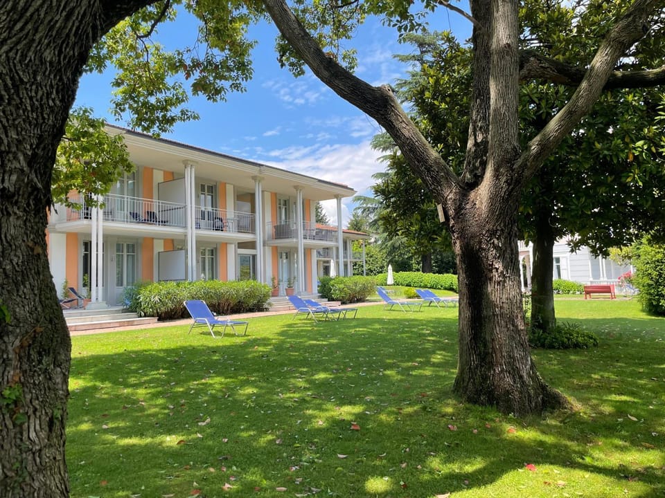 Property building, Garden, sunbed