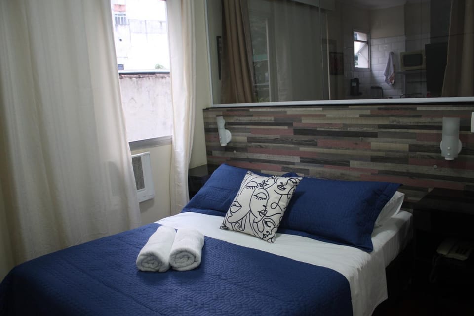 Bed, Photo of the whole room, Bedroom, towels, air conditioner