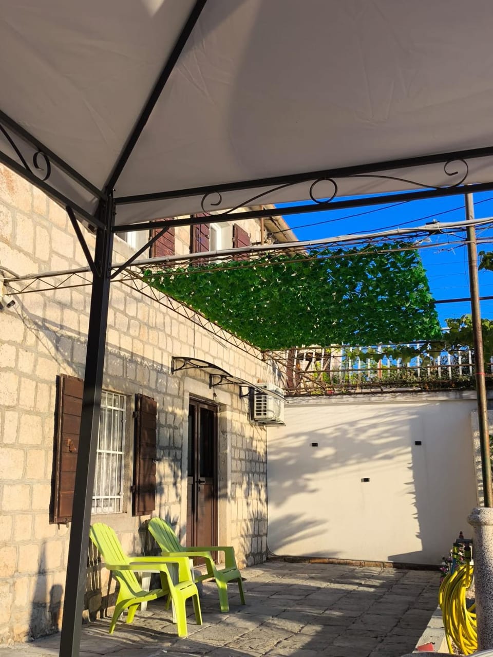 Property building, Patio
