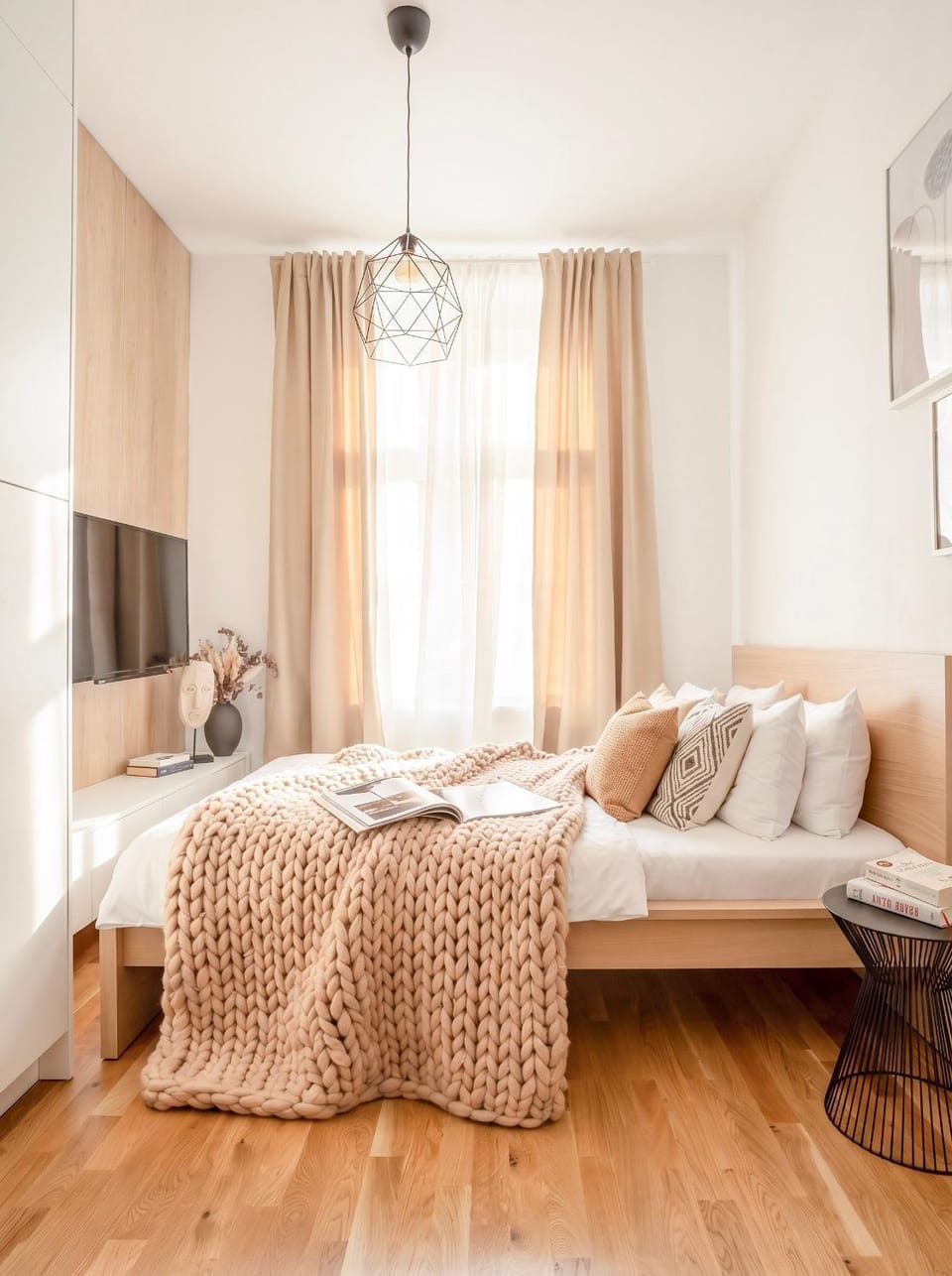 Bed, TV and multimedia, Bedroom