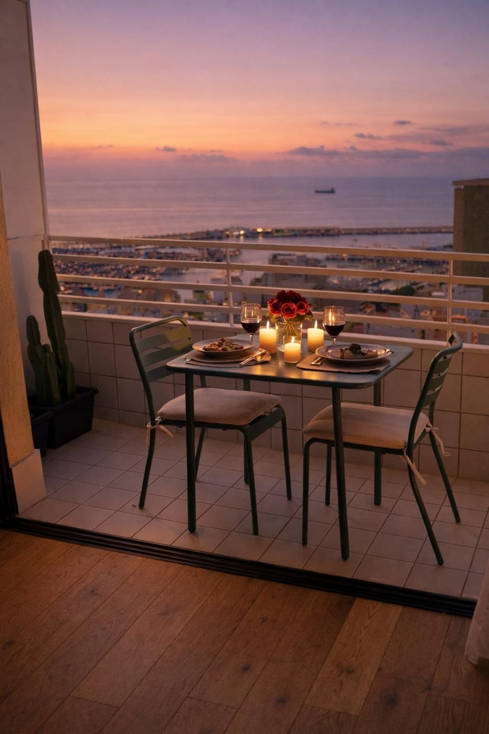 View (from property/room), Balcony/Terrace, Sea view