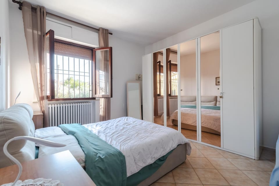Property building, Living room, Bedroom