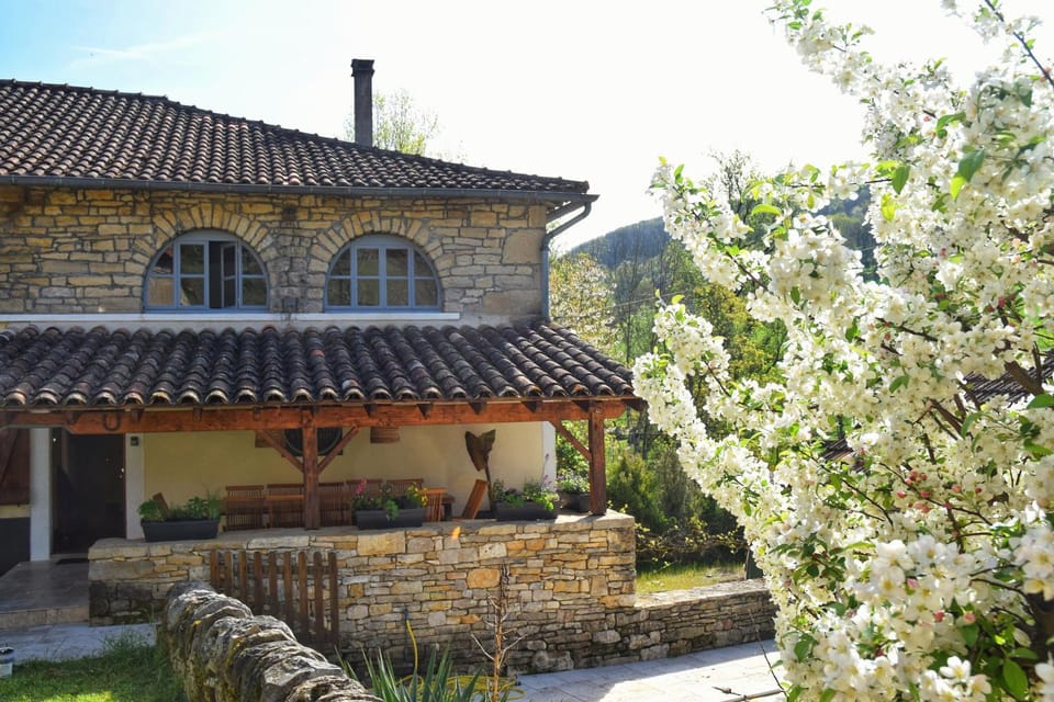 Property building, Spring, Natural landscape, Garden