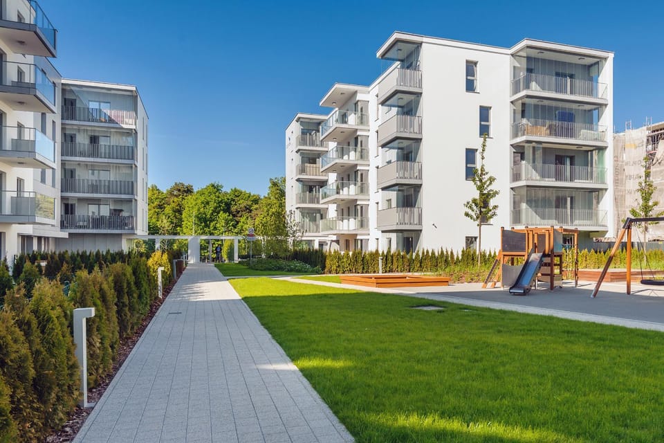 Property building, Garden