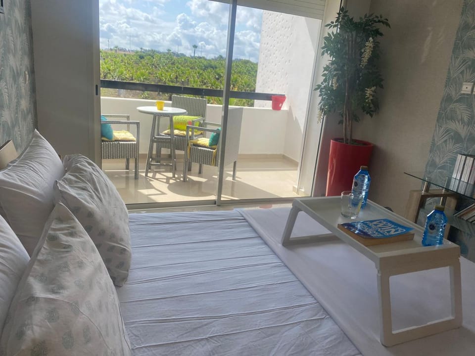 View (from property/room), Balcony/Terrace, Photo of the whole room, Bedroom
