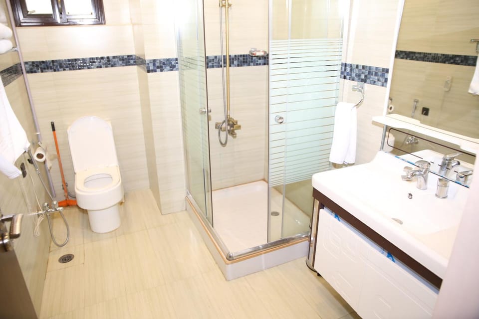 Shower, Toilet, Bathroom, towels