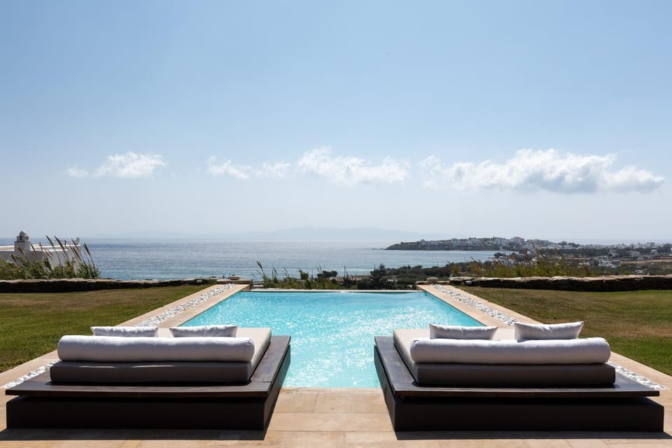 Patio, Day, Natural landscape, Pool view, Sea view, Swimming pool, sunbed