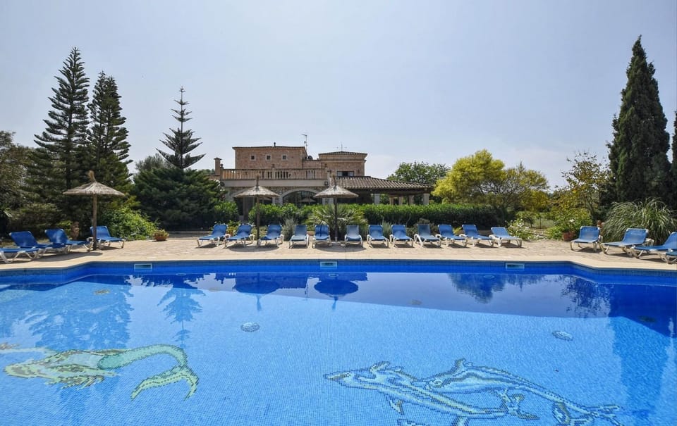 Property building, Living room, Swimming pool