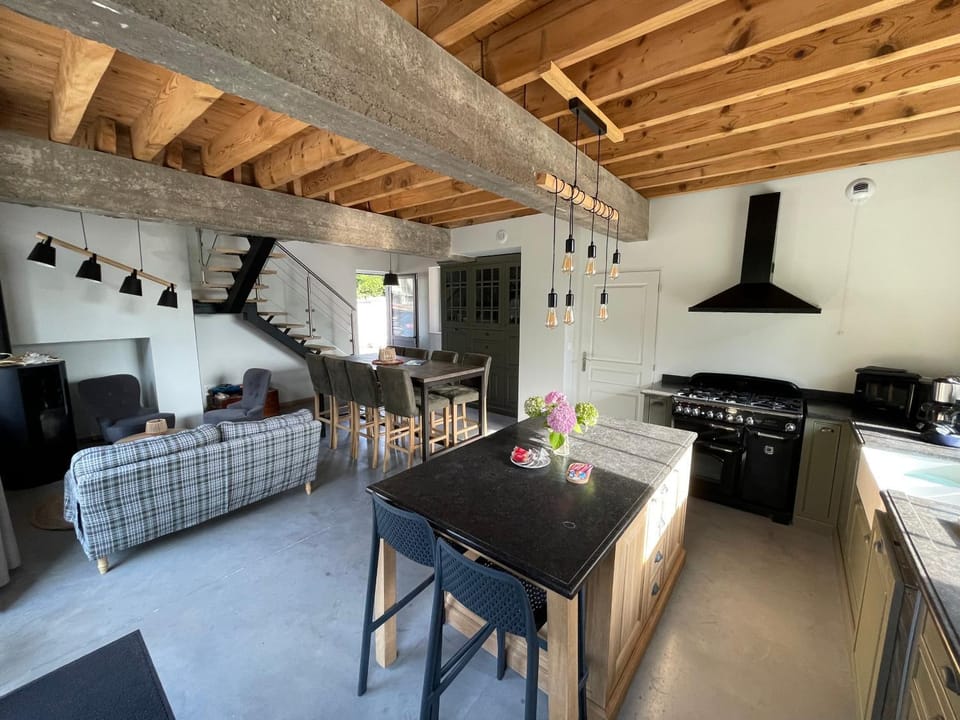 Kitchen or kitchenette, Living room, Seating area, Dining area, dishwasher, minibar, pet friendly, stove