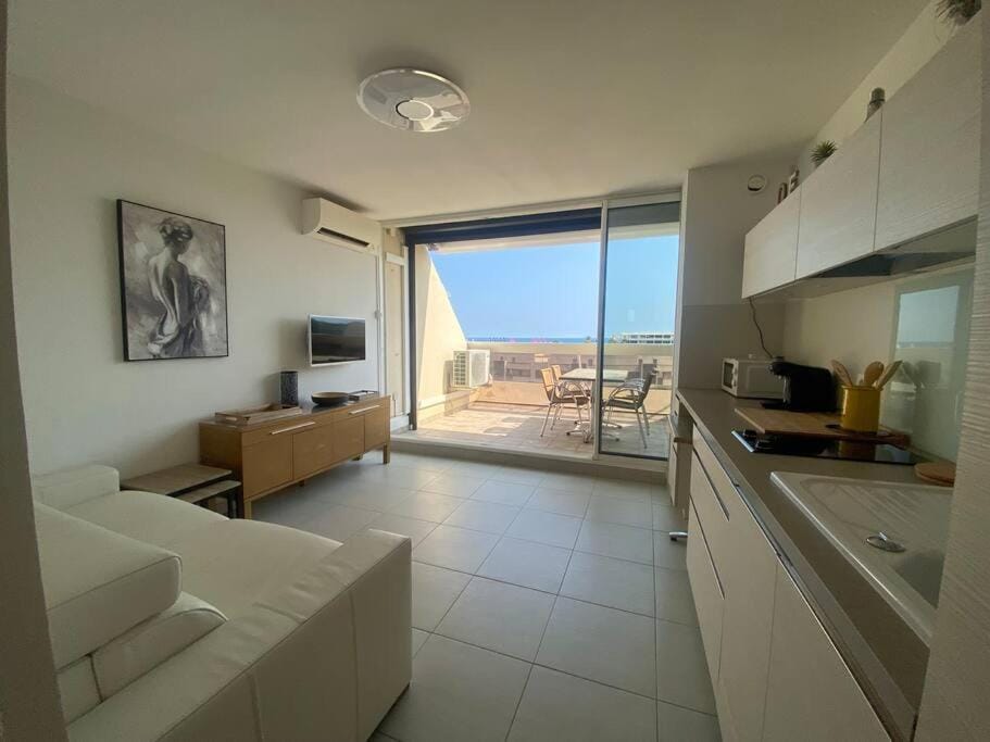 Appart 408, Héliopolis K au village naturiste Apartment in Agde