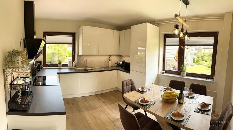 Dining area, Italian breakfast, kitchen
