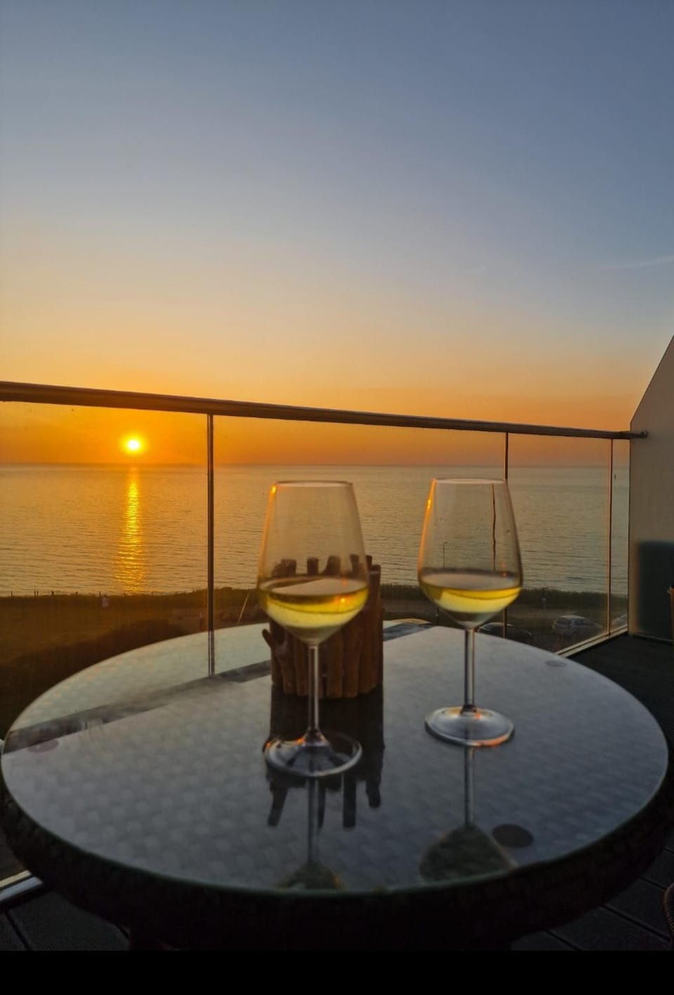 View (from property/room), Balcony/Terrace, Drinks, Sunset