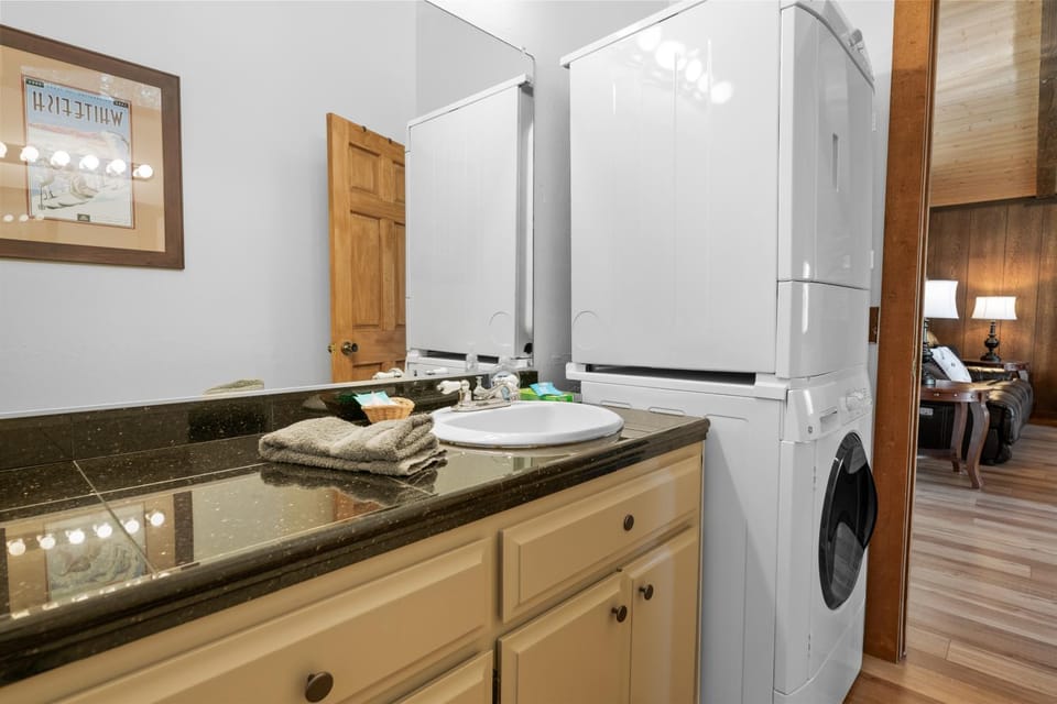 Bathroom, laundry
