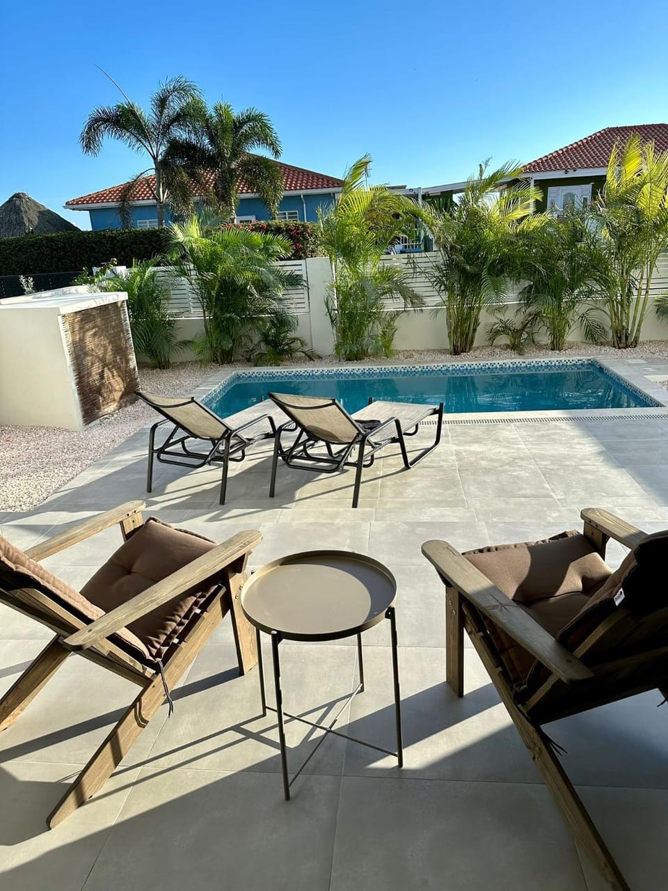 Balcony/Terrace, Pool view, Swimming pool, Swimming pool, sunbed