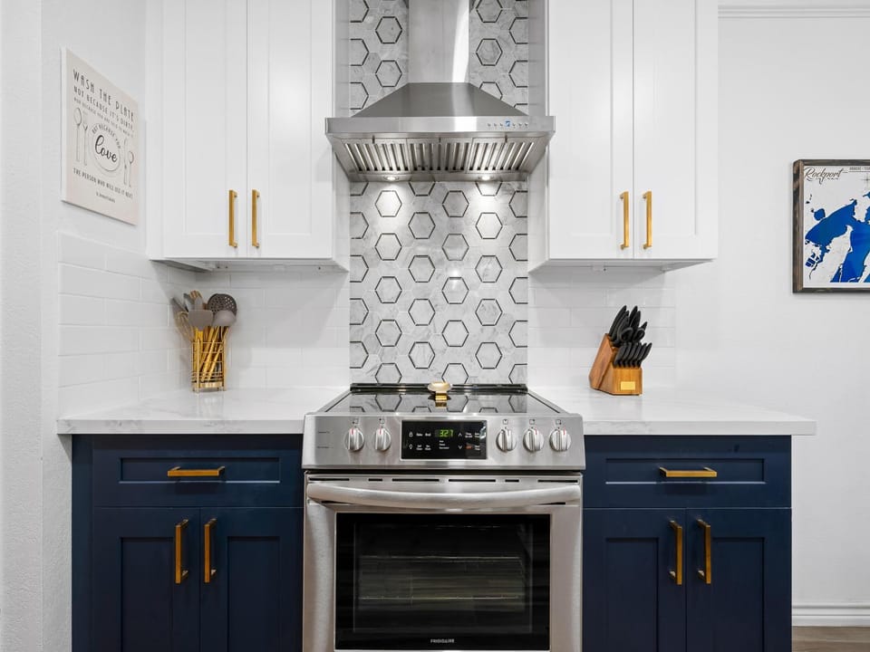 Kitchen or kitchenette, furniture, oven, stove, kitchen
