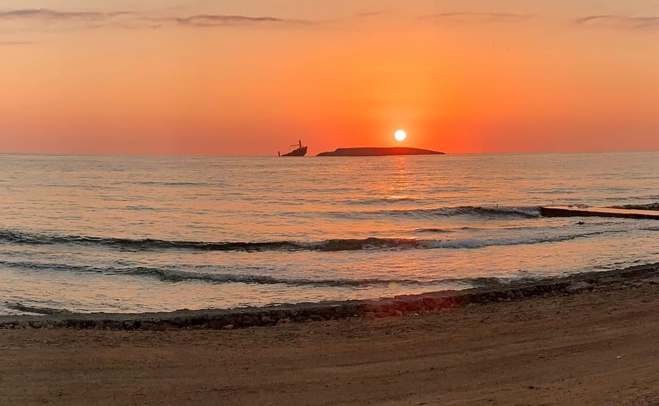 Sea view, Sunset