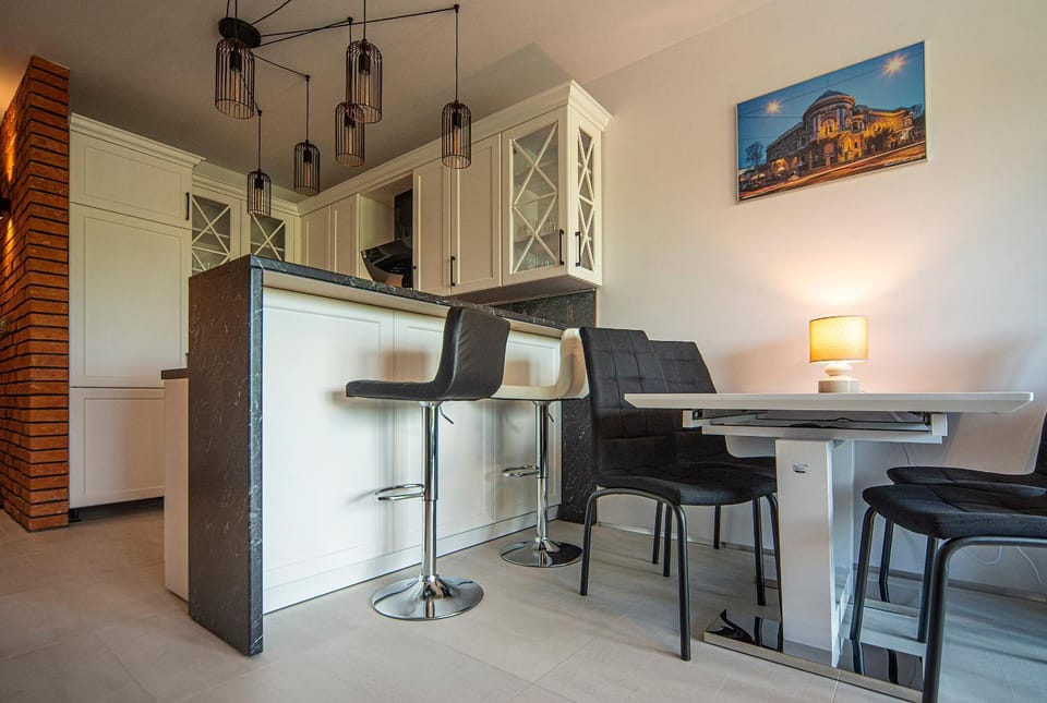 Kitchen or kitchenette, Dining area, oven