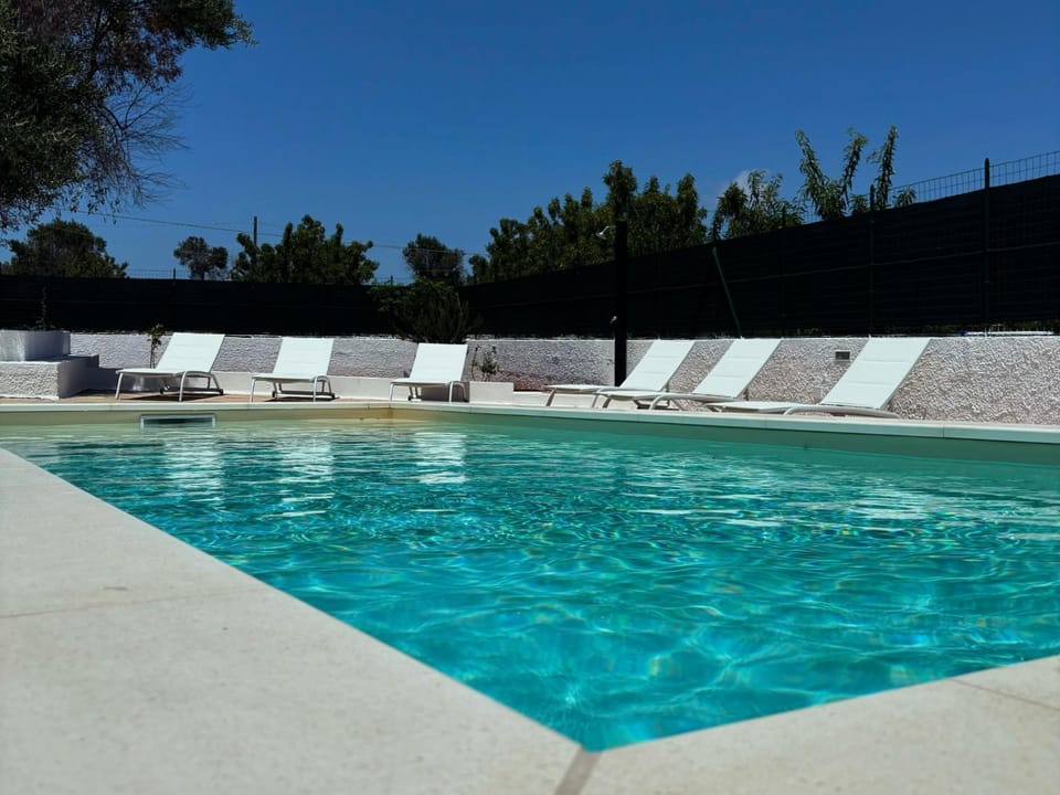 Pool view, sunbed