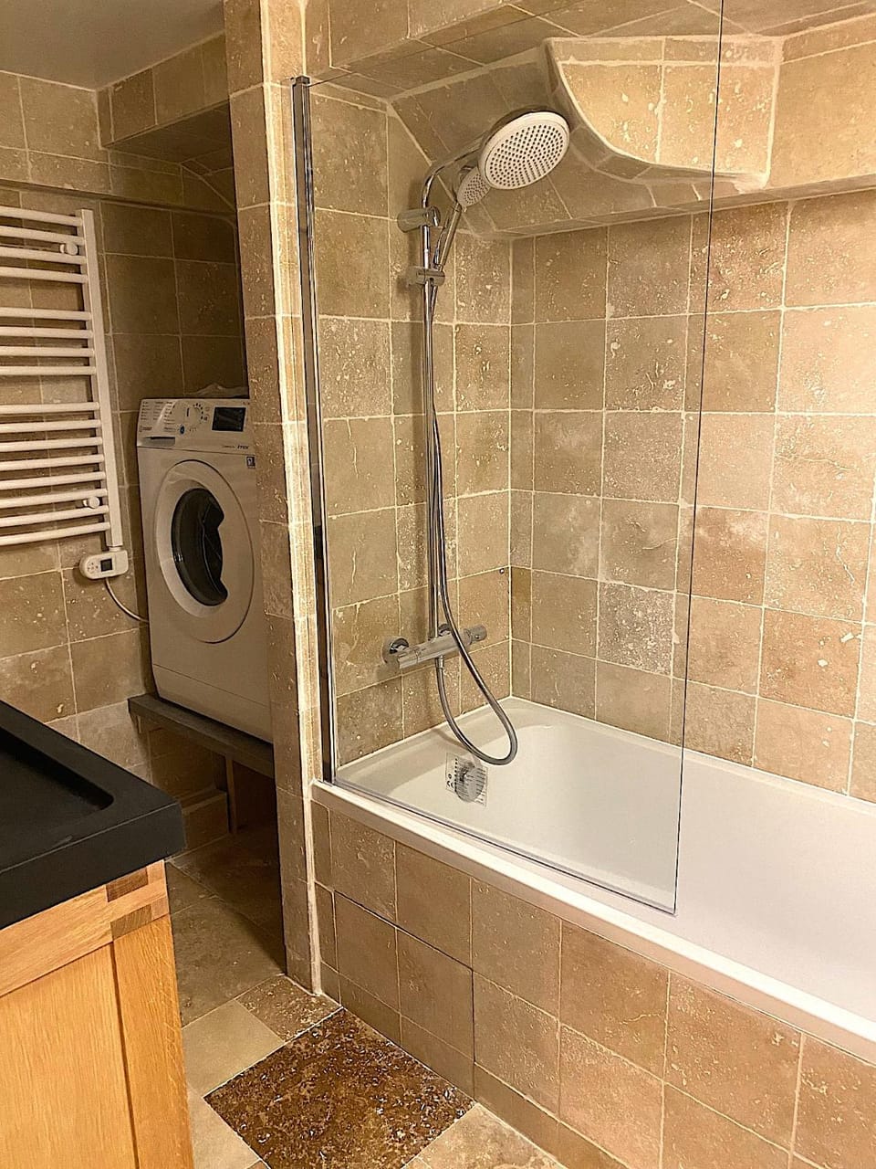 Bathroom, Bath, washing machine