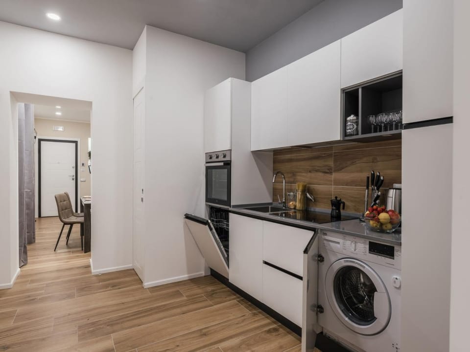 Coffee/tea facilities, Kitchen or kitchenette, dishwasher, pet friendly, stove, washing machine