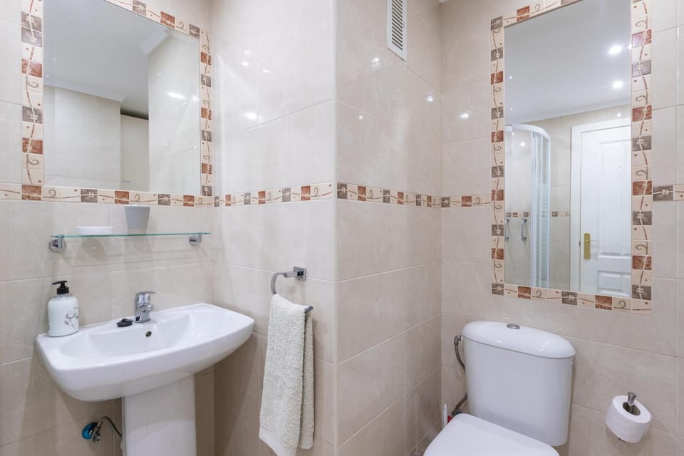 Bathroom, Living room