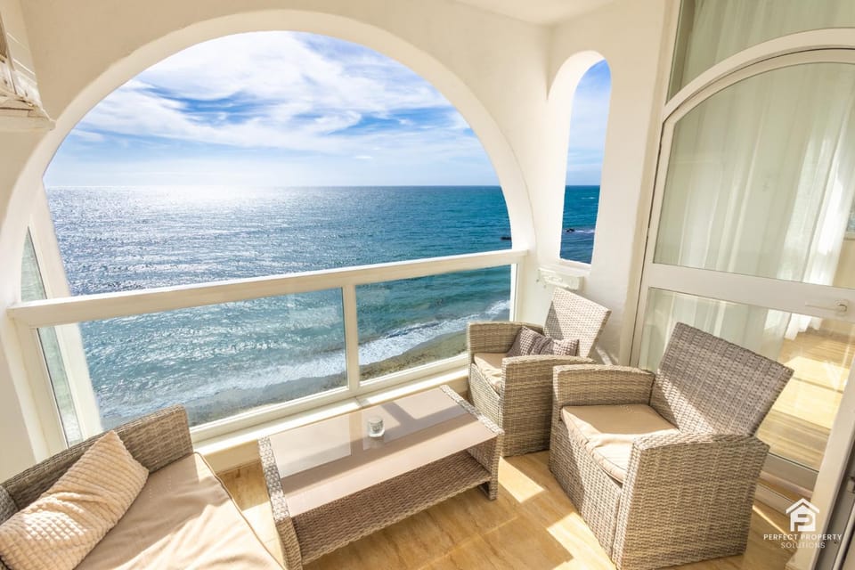 Patio, Seating area, Sea view