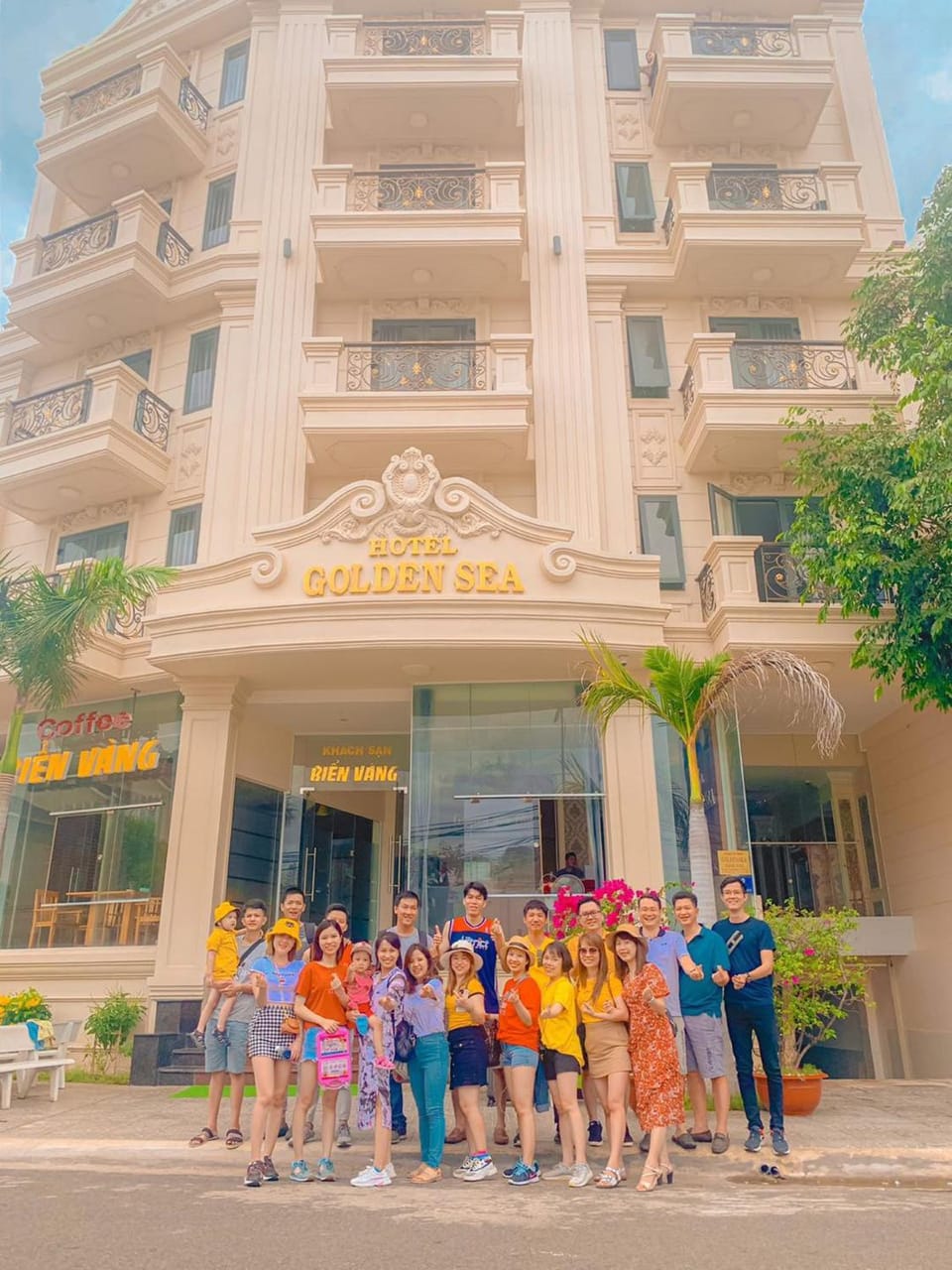 Property building, People, group of guests