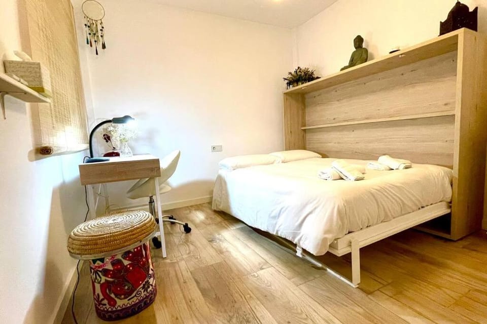 12-Apartamento en la playa Piscina Apartment in Alacantí