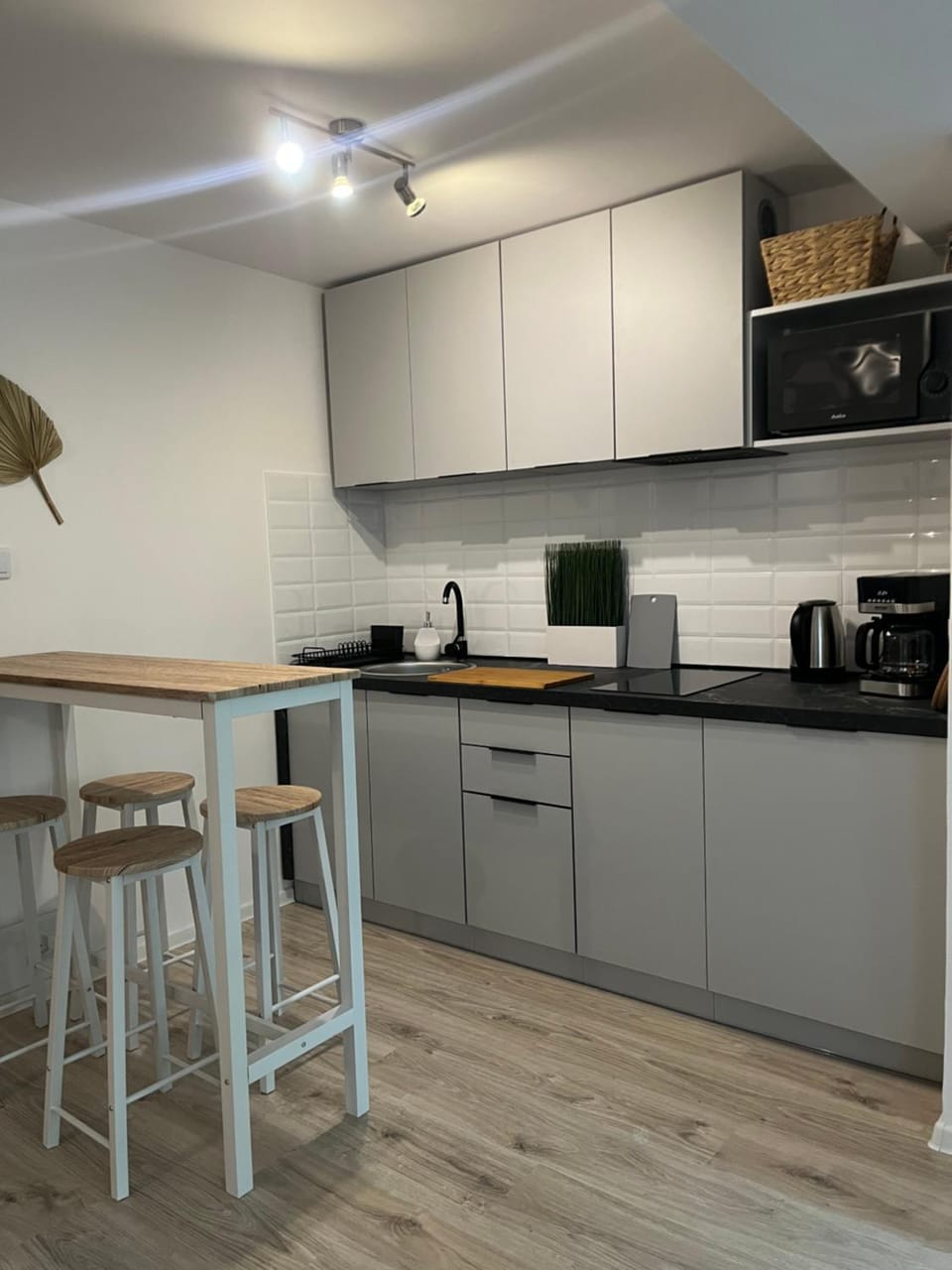 Coffee/tea facilities, Kitchen or kitchenette, Dining area, minibar, stove, toaster
