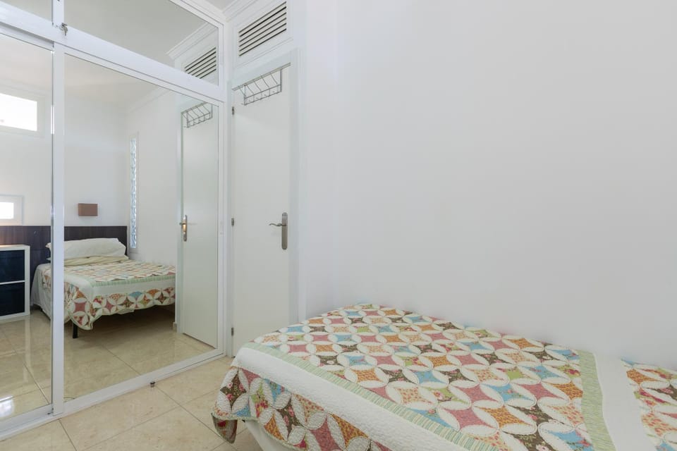 Property building, Living room, Bedroom