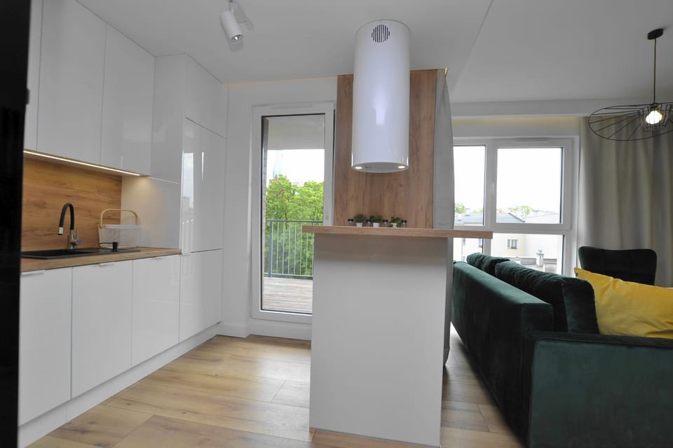 Kitchen or kitchenette, Living room, Seating area, stove
